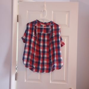 Khaki and co short sleeve blouse